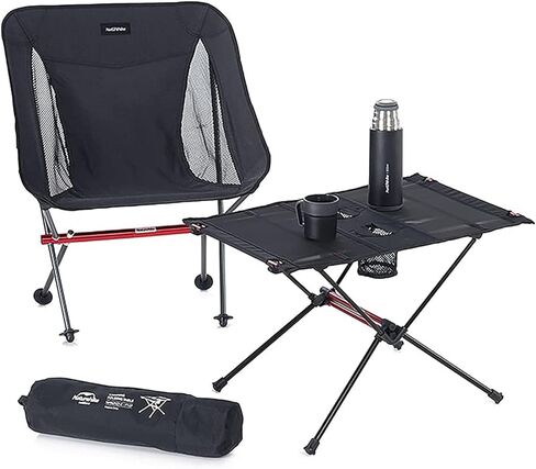 Naturehike Oxford Ultralight Rectangular Folding Table Picnic Camping Table Kitchen Table Portable Hiking Camping Outdoor (Black) in Saudi Arabia