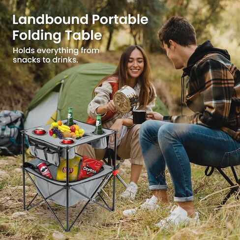 Portable Folding Beach Table Lightweight Outdoor Table with Carry Bag, Compact Sand-Friendly for Camping, Picnics & Travel. in Saudi Arabia