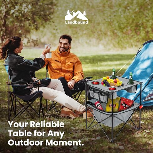 Portable Folding Beach Table Lightweight Outdoor Table with Carry Bag, Compact Sand-Friendly for Camping, Picnics & Travel. in Saudi Arabia