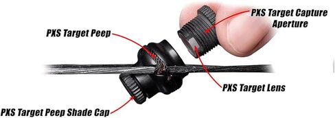 Specialty Archery PXS Target Peep Deluxe Kit Contains All Apatures/Clarifiers, Multi-Color in Saudi Arabia