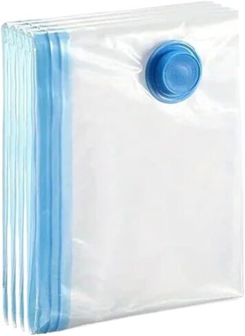 4pcs Vacuum Compression Storage Bag, Sealed Clothing Storage Bag, Household Space Saving Organizer, Excluding Manual Pump(50x70cm) in Saudi Arabia