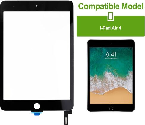New SwarKing New Touch Screen Digitizer Replacement for iPad mini 4 A1538 A1550 with Free Repair Tools Kit.(No LCD Display) in Saudi Arabia