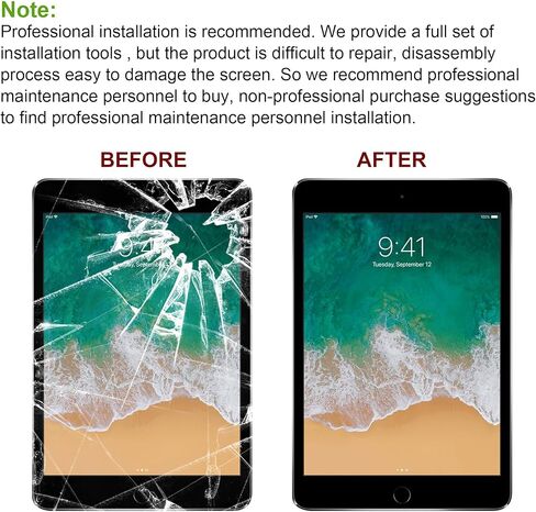 New SwarKing New Touch Screen Digitizer Replacement for iPad mini 4 A1538 A1550 with Free Repair Tools Kit.(No LCD Display) in Saudi Arabia