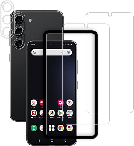 Anti Blue Light Screen Protector For iPhone 17 Tempered Glass Film 2-Pack with Camera Lens Protector 2-Pack Easy Alignment Tool in Kuwait