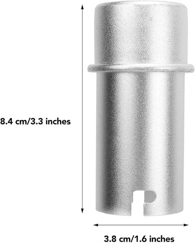Flash Lamp Tube Portable Flash Lamp Tube Cover for AD 180 AD 360 360II 200 360II EASY TubeFlash CoverAluminum Alloy TubeAluminum in Saudi Arabia