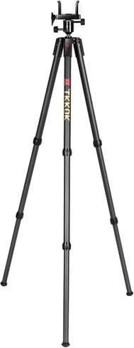 Hunting Tripods 360 Degree Ball Head with Aluminum, Adjustable Legs TTKOK D60 for Hunting Shooting Tripod in Kuwait