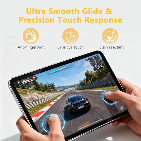 قطعتان من واقي الشاشة لجهاز iPad A16 11th/10th (2025 11 بوصة/2022 10.9 بوصة) | زجاج مقسى 9H، فائق الدقة، مضاد لبصمات الأصابع، معرف الوجه المتوافق وقلم Apple، صديق للحافظة، مجموعة سهلة التركيب خالية من الفقاعات in Kuwait