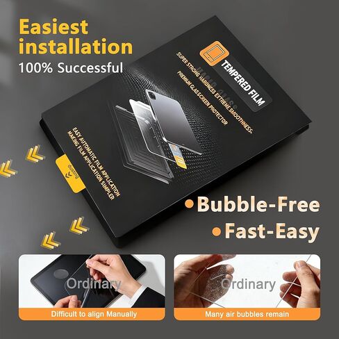 قطعتان من واقي الشاشة لجهاز iPad A16 11th/10th (2025 11 بوصة/2022 10.9 بوصة) | زجاج مقسى 9H، فائق الدقة، مضاد لبصمات الأصابع، معرف الوجه المتوافق وقلم Apple، صديق للحافظة، مجموعة سهلة التركيب خالية من الفقاعات in Kuwait