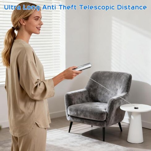 3Pcs Remote Leash Set, 6.5ft Retractable Remote Control Tether with Adjustable Lock Strap for TV Remotes Game Controllers Tablets Showroom in Kuwait