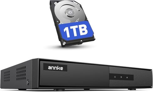 ANNKE 8 Channel 3K Lite DVR for Security Camera, No Hard Drive Disk, Black in Saudi Arabia