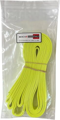 حزام نايلون أنبوبي مقاس 1 بوصة من Rescue Essentials (22.5 بوصة) - أخضر ليموني in Saudi Arabia