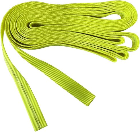 حزام نايلون أنبوبي مقاس 1 بوصة من Rescue Essentials (22.5 بوصة) - أخضر ليموني in Saudi Arabia