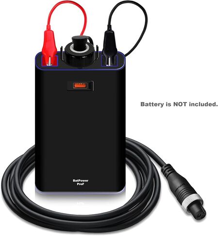 كابل طاقة بكرة كهربائية بطول 18 قدم من BatPower متوافق مع Daiwa Tanacom 1000 750 500 Seaborg 500MJ Leobritz سلك طاقة Shimano Plays BeastMaster ForceMaster سلك طاقة بطارية بكرة كهربائية 550 سم in Saudi Arabia