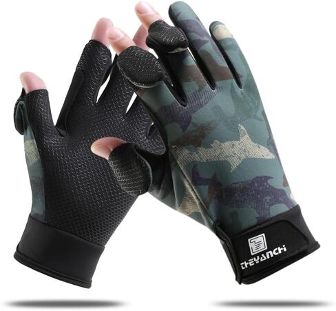 Fullfinger Fishing Gloves Men & Women, Ice Fishing Gear Hunting Gloves for Men Cold Weather, Kayak Glove Fishing Glove Cold Weather Hunting Gear Cold Weather Fishing Gear in Saudi Arabia