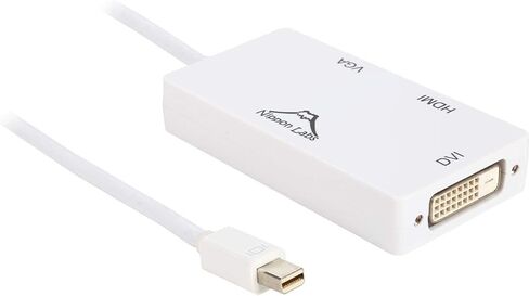 Nippon Labs AD-MINIDP-HDMI-VGA 6" MINI DP to HDMI/DVI/VGA 3-in-1 Adapter in Kuwait