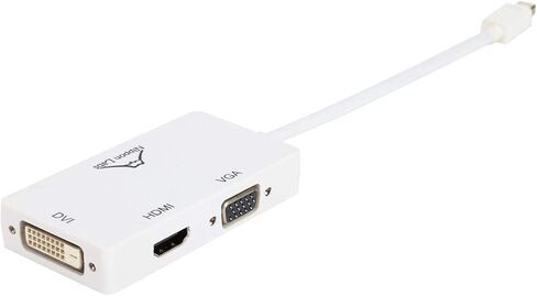 Nippon Labs AD-MINIDP-HDMI-VGA 6" MINI DP to HDMI/DVI/VGA 3-in-1 Adapter in Kuwait
