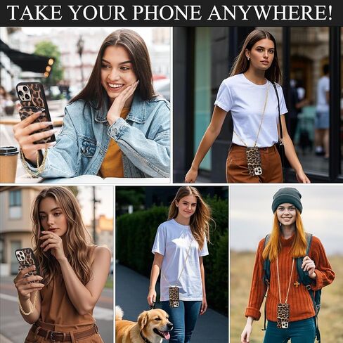 XANGNIER Wallet Case for iPhone 16 Pro Max, RFID Blocking PU Leather Crossbody Phone Purse with Card Holder, Zipper Pocket, Wrist Strap & Adjustable Lanyard for Women 6.9" 5G,Leopard Print in Saudi Arabia