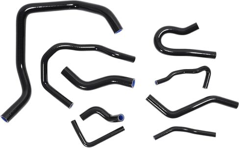 Radiator Coolant Hose Kit Compatible with 1992-2000 Honda Civic Sohc D15 D16 EG EK 1.6L 9PCS Silicone Black in Saudi Arabia