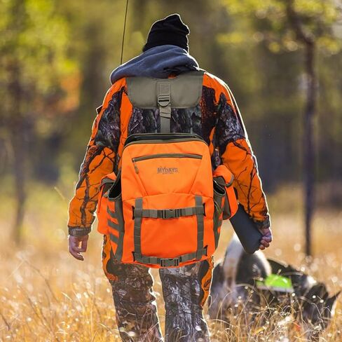 حقيبة ظهر MYDAYS Upland Bird Vest، سترة صيد تكتيكية مع حقيبة ألعاب وجيوب لصيد الطيور في الهواء الطلق (النمط B) in Kuwait