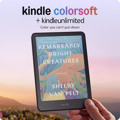 Amazon Kindle Colorsoft 16 GB (أحدث طراز) - مع عرض اللون والضوء الدافئ القابل للتعديل - لا إعلانات - أسود in Saudi Arabia
