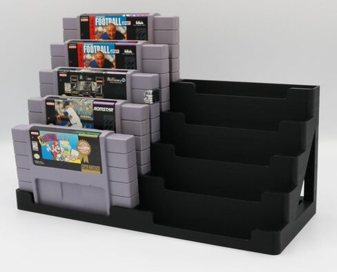 برج عرض لخراطيش SNES - يحمل 10 ألعاب in Kuwait