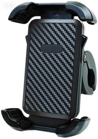 حامل هاتف لامار قابل للتعديل 360 درجة للدراجات النارية والدراجات - حامل المقود متوافق مع iPhone 15/14/13 وجميع الهواتف الذكية 4.7-6.7 بوصة، مناسب عالمي للسكوتر والدراجة الإلكترونية in Saudi Arabia