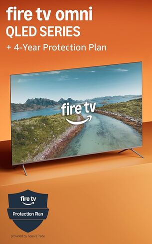 Amazon Fire TV 50 بوصة Omni QLED Series (أحدث طراز) مع خطة حماية لمدة 4 سنوات in Saudi Arabia