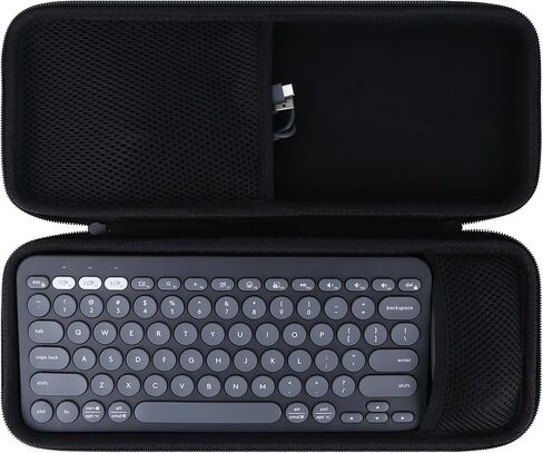 حقيبة تخزين صلبة متوافقة مع لوحة المفاتيح Logitech Pebble 2 Combo K380s/K380 + ماوس M350/M350s (وردي) in Kuwait