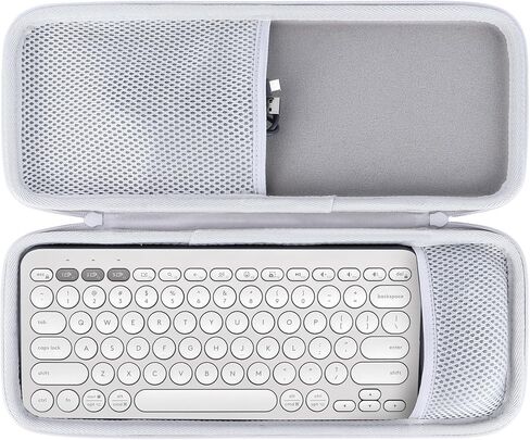 حقيبة تخزين صلبة متوافقة مع لوحة المفاتيح Logitech Pebble 2 Combo K380s/K380 + ماوس M350/M350s (وردي) in Kuwait