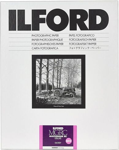 Ilford Multigrade V RC Deluxe Glossy Surface Black & White Photo Paper, 190gsm, 20x24, 10 Sheets in Saudi Arabia