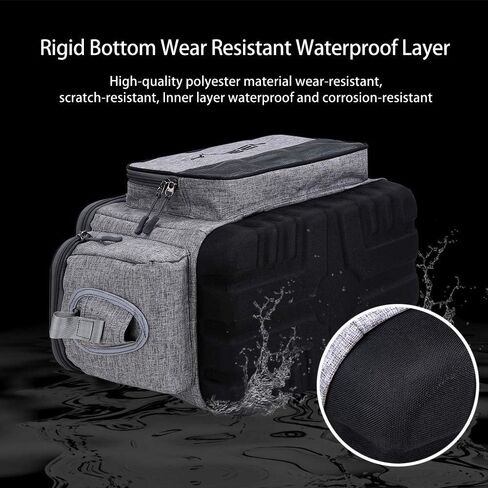 YVLEEN Fishing Tackle Box Bag - Outdoor Large Fishing Tackle Storage Bag - 100% Water-Resistant Polyester Material - Fishing Tackle Bags - Suitable for 3600 3700 Tackle Box in Saudi Arabia