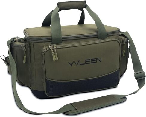 YVLEEN Fishing Tackle Box Bag - Outdoor Large Fishing Tackle Storage Bag - 100% Water-Resistant Polyester Material - Fishing Tackle Bags - Suitable for 3600 3700 Tackle Box in Saudi Arabia