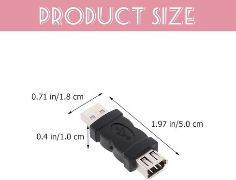 4 قطع دبوس أنثى إلى USB ذكر محول محول إلى واجهة USB للأجهزة الرقمية التوصيل والتشغيل لا يوجد سائق يحتاج إلى توافق واسع in Kuwait