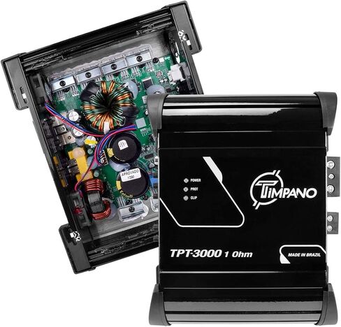 Timpano TPT-3000 مضخم صوت مدمج 1 أوم 3000 واط، قناة واحدة، نطاق كامل من الفئة D لمكبرات الصوت في السيارة، ومكبرات الصوت، ومكبرات الصوت، ومكبرات الصوت على أنظمة صوت السيارة in Saudi Arabia