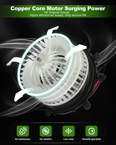SCITOO AC Heater Blower Motor or for Chevrolet w/Fan HVAC Blower Motor fit for 11-17 for Buick Regal /11-16 for Chevrolet Cruze /13-15 for Chevrolet for Malibu Front in Kuwait