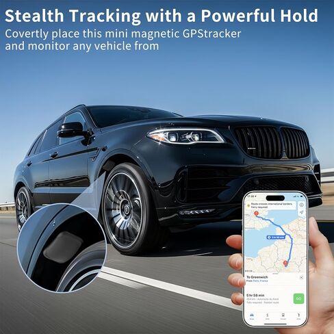 جهاز تعقب GPS للمركبات، يعمل مع Android وiOS Apple Find My، بدون رسوم شهرية أو اشتراك، جهاز تتبع مغناطيسي مخفي للسيارة، مكتشف العلامات الذكية الصغيرة للدراجات النارية والمفاتيح وحقائب السفر والأمتعة in Kuwait