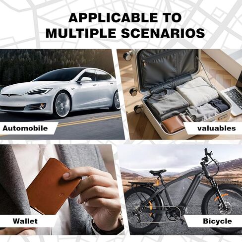 No Monthly Fee GPS Tracker for Car, Pet, Kid - Real-Time Tracking, No SIM Card Needed. Hidden Magnetic & IP65 Waterproof Locator with Free App. Strong Battery Life. in Kuwait