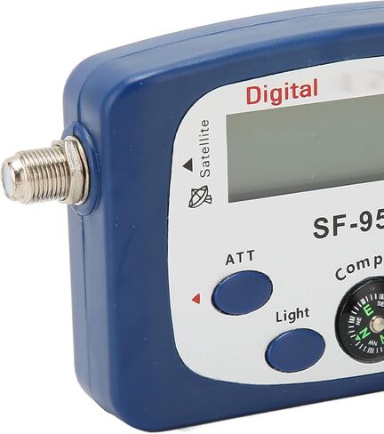 مكتشف إشارة التلفزيون، مقياس قوة إشارة الأقمار الصناعية عالي الحساسية الاحترافي مع شاشة LCD بإضاءة خلفية وبوصلة، لضبط أطباق الأقمار الصناعية والتخييم in Kuwait