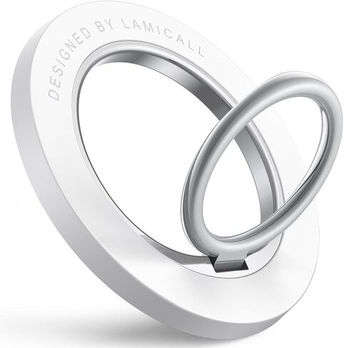 حلقة الهاتف المغناطيسية Lamicall لـ Magsafe - 2025 [تم ترقية مغناطيس قوي و 360 درجة الدوران] حامل حلقة أصابع المغناط in Saudi Arabia