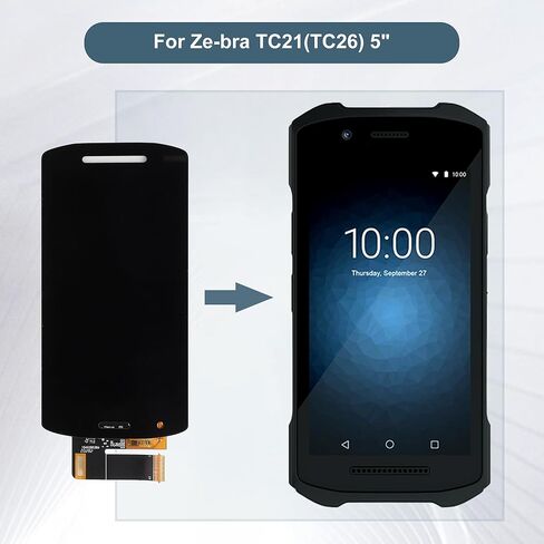 مجموعة محول رقمي لشاشة LCD بديلة تعمل باللمس متوافقة مع Zebra TC21(TC26) 5 بوصة مع الأدوات in Saudi Arabia