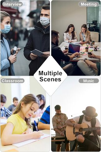 مسجل صوت صغير - مسجل صوت رقمي سعة 64 جيجابايت مع تشغيل - جهاز تسجيل صغير متواصل لمدة 45 ساعة - مسجل صوت مغناطيسي محمول للمحاضرات والاجتماعات والمقابلات والكلية والعمل in Kuwait