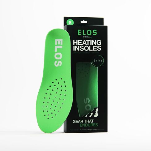 ELOS Heated Insoles Starter Pack – Trim-to-Fit Shoe Insoles for Women & Men | Reusable Heated Shoe Inserts + 2 Pairs Air-Activated Heat Packs | Comfort Insoles for Standing All Day, Skiing & Running in Saudi Arabia