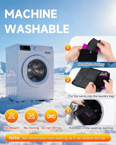 2026 Upgrade Heated Socks, 8500mAh*2 APP Control Electric Heated Socks for Men Women, Rechargeable Battery Powered Socks, Foot Warmer for Winter Hunting Ski Hiking Camping Outdoor Christmas Women Gift in Saudi Arabia