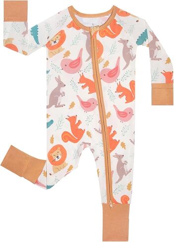 بيجامة GUISBY للأولاد الرضع Sleep N Play، ملابس أطفال، كم طويل، بدون قدم، Newborn-2T in Saudi Arabia