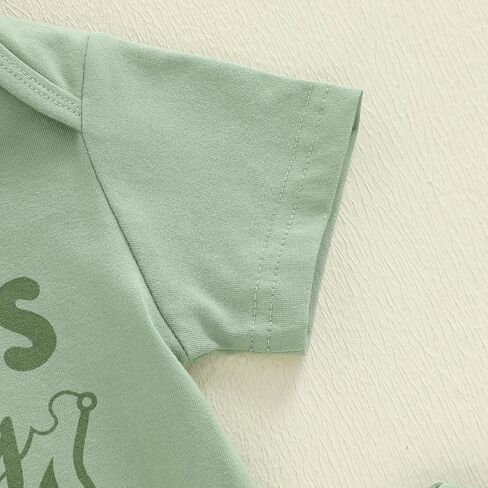 GOOCHEER Newborn Baby Boy Clothes Fishing Short Sleeve Romper Shirt Tops Pants Hat Summer Spring Outfits Set in Saudi Arabia