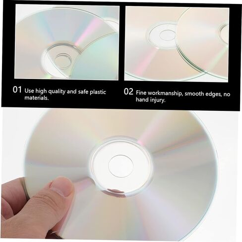 TEHAUX 50pcs Handmade Cd Discs Decor Decorative Discs for DIY Home Decoration in Saudi Arabia