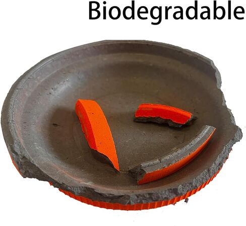 الحمام الطيني القابل للتحلل البيولوجي (عبوة من 108) أهداف من فخ وطين السكيت، أهداف برتقالية عالية الوضوح مقاس 108 مم لرماية السكيت والفخاخ، قرص تحطيم صديق للبيئة in Kuwait