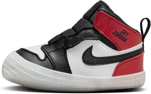 حذاء للأطفال من Jordan Air Jordan 1 - أسود / أسود / أحمر فارسيتي / أبيض in Saudi Arabia