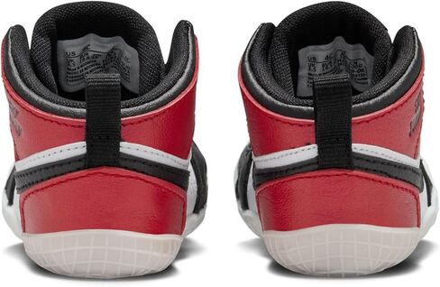 حذاء للأطفال من Jordan Air Jordan 1 - أسود / أسود / أحمر فارسيتي / أبيض in Saudi Arabia