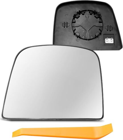 Power Heated Mirror, Passenger Side Upper View Mirror Glass with Backing Plate Fit for Chevrolet Chevy Express GMC Savana 2500 Van 2008-2021, Right Side in Saudi Arabia